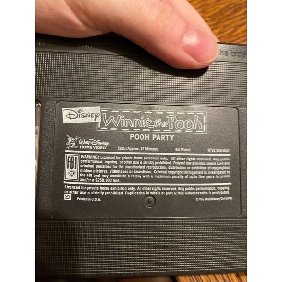 Winnie the Pooh: Pooh Party, VHS - Picture 3 of 3